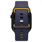 Apple Watch 40 / 41 / 42 mm Szíj - Spigen Nano Pop - Kék-Sárga