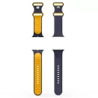 Apple Watch 40 / 41 / 42 mm Szíj - Spigen Nano Pop - Kék-Sárga