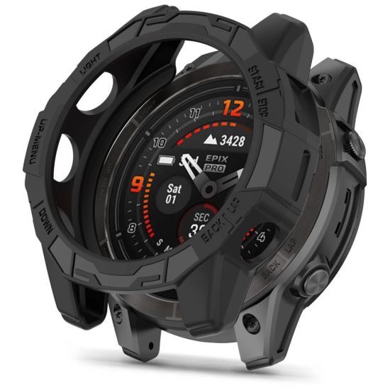 Garmin Fenix 7 / 7 Pro Tok - Tech-Protect Defense Air - Fekete