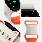 Apple Watch 40 / 41 / 42 mm Szíj - Spigen Nano Pop - Bézs-Narancs