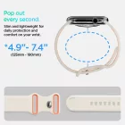 Apple Watch 40 / 41 / 42 mm Szíj - Spigen Nano Pop - Bézs-Narancs