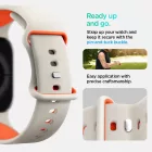 Apple Watch 40 / 41 / 42 mm Szíj - Spigen Nano Pop - Bézs-Narancs