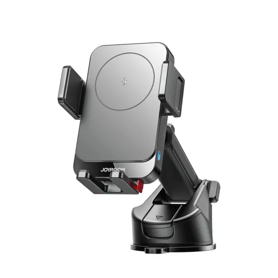Joyroom JR-ZS241S Autós Tartó és 15W Qi Töltő - Fekete