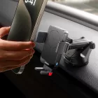 Joyroom JR-ZS241S Autós Tartó és 15W Qi Töltő - Fekete