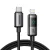Joyroom S-A16 Pro Prism USB-C - Lightning Kábel Kijelzővel - 1.2m 30W - Fekete