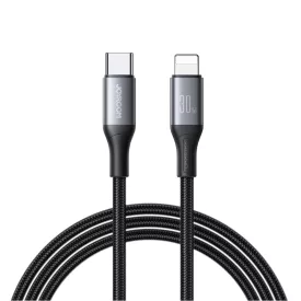   Joyroom S-A28 Flash USB-C - Lightning Kábel - 2m 30W - Fekete