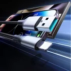 Joyroom S-A28 Flash USB-A - Lightning Kábel - 1m 3A - Fekete