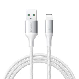 Joyroom S-A28 Flash USB-A - Lightning Kábel - 1m 3A - Fehér   Joyroom S-A28 Flash USB-A - Lightning Kábel - 1m 3A - Fehér
