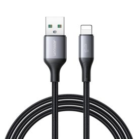 Joyroom S-A28 Flash USB-A - Lightning Kábel - 2m 3A - Fekete   Joyroom S-A28 Flash USB-A - Lightning Kábel - 2m 3A - Fekete