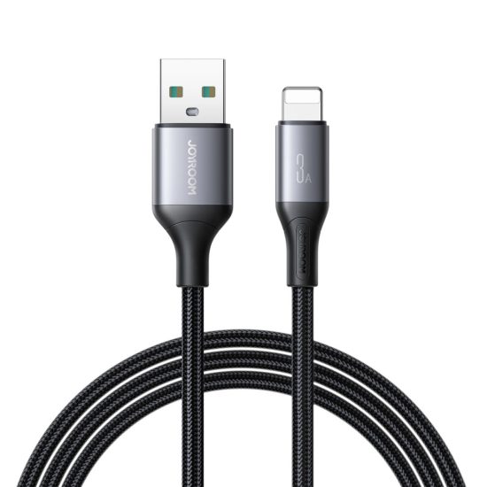 Joyroom S-A28 Flash USB-A - Lightning Kábel - 2m 3A - Fekete