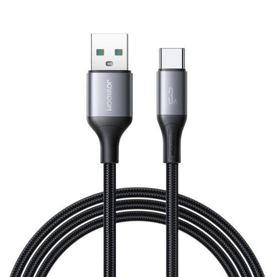 Joyroom S-A28 Flash USB-A - USB-C Kábel - 2m 3A - Fekete