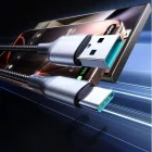 Joyroom S-A28 Flash USB-A - USB-C Kábel - 2m 3A - Fekete