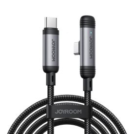  Joyroom S-A56 EnjoyX 90° USB-C - USB-C Kábel - 1.2m 60W - Fekete