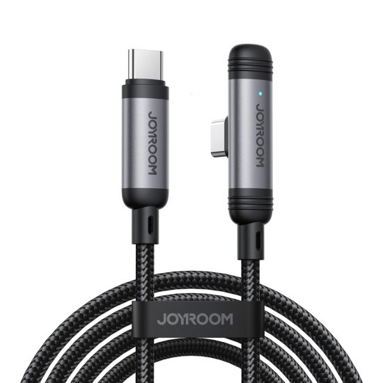 Joyroom S-A56 EnjoyX 90° USB-C - USB-C Kábel - 1.2m 60W - Fekete