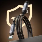 Joyroom S-A56 EnjoyX 90° USB-C - USB-C Kábel - 1.2m 60W - Fekete