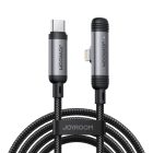 Joyroom S-A56 EnjoyX 90° USB-C - Lightning Kábel - 1.2m 30W - Fekete