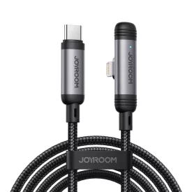   Joyroom S-A56 EnjoyX 90° USB-C - Lightning Kábel - 1.2m 30W - Fekete