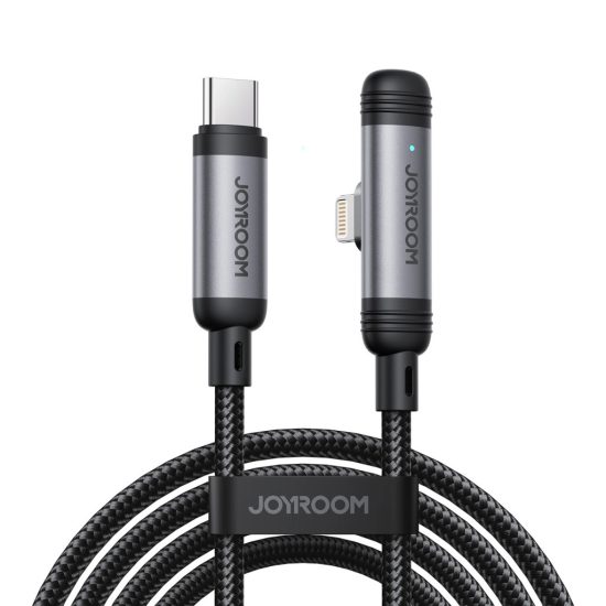 Joyroom S-A56 EnjoyX 90° USB-C - Lightning Kábel - 1.2m 30W - Fekete