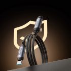 Joyroom S-A56 EnjoyX 90° USB-C - Lightning Kábel - 1.2m 30W - Fekete