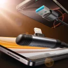 Joyroom S-A56 EnjoyX 90° USB-A - Lightning Kábel - 1.2m 3A - Fekete