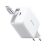 Joyroom JR-TCL06 GaN Hálózati Töltő 67W - USB-C + Visszahúzható USB-C Kábel - Fehér