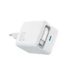 Joyroom JR-TCL06 GaN Hálózati Töltő 67W - USB-C + Visszahúzható USB-C Kábel - Fehér