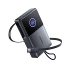 Joyroom JR-PR1 CCC Power Bank - 10000mAh 22.5W + Visszahúzható USB-C Kábel - Fekete