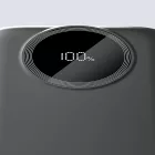 Dudao K13Pro Power Bank 20000mAh - Beépített USB-C és Lighning Kábel - Fekete
