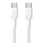 Dudao L9C USB-C - USB-C Kábel - 1m 65W - Fehér