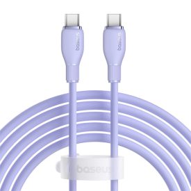 Baseus Pudding USB-C - USB-C Kábel - 2m 5A 100W - Lila