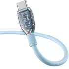 Baseus Pudding USB-A - USB-C Kábel - 2m 6A 100W - Kék