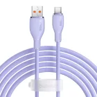 Baseus Pudding USB-A - USB-C Kábel - 2m 6A 100W - Lila