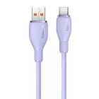 Baseus Pudding USB-A - USB-C Kábel - 2m 6A 100W - Lila