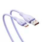 Baseus Pudding USB-A - USB-C Kábel - 2m 6A 100W - Lila