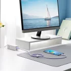 Baseus Pudding USB-A - USB-C Kábel - 2m 6A 100W - Lila