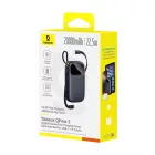 Baseus EnerFill FC31 Power Bank - 20000mAh 22.5W - Kijelzővel + USB-C & Lightning Kábellel - Fekete