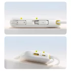 Baseus EnerFill FC31 Power Bank - 20000mAh 22.5W - Kijelzővel + USB-C & Lightning Kábellel - Fehér