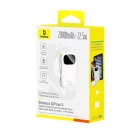 Baseus EnerFill FC31 Power Bank - 20000mAh 22.5W - Kijelzővel + USB-C & Lightning Kábellel - Fehér