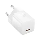 Baseus GaN5 Mini Hálózati Töltő 30W - USB-C - Fehér
