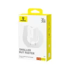 Baseus GaN5 Mini Hálózati Töltő 30W - USB-C - Fehér