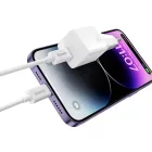 Baseus GaN5 Mini Hálózati Töltő 30W - USB-C - Fehér