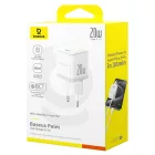 Baseus Palm Hálózati Töltő 20W - USB-C - Fehér