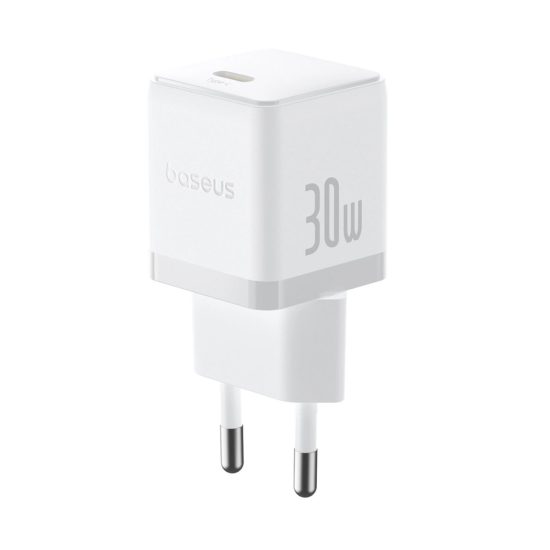 Baseus Palm Hálózati Töltő 30W - USB-C - Fehér