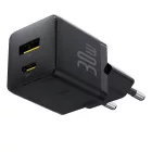 Baseus Palm Hálózati Töltő 30W - USB-C + USB-A - Fekete