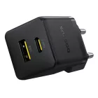 Baseus Palm Hálózati Töltő 30W - USB-C + USB-A - Fekete