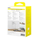 Baseus Palm Hálózati Töltő 30W - USB-C + USB-A - Fehér