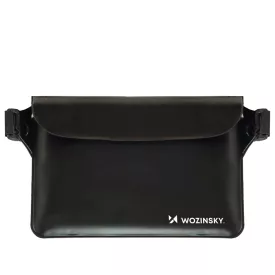 Wozinsky WWS-01 Vízálló PVC Övtáska - Fekete