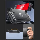 Nintendo Switch 2 Tok - Supcase Crystal Case - Átlátszó-Fekete
