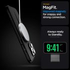 iPhone 16 Pro Tok - Spigen Liquid Air T MagFit - Matt Fekete