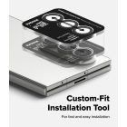 Samsung Galaxy Z Fold 7 Lencsevédő - Ringke Camera Lens Frame Glass x 2 db - Fekete